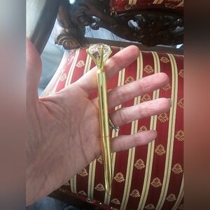 NWT Diamond 💎 Crystal Gold Pen